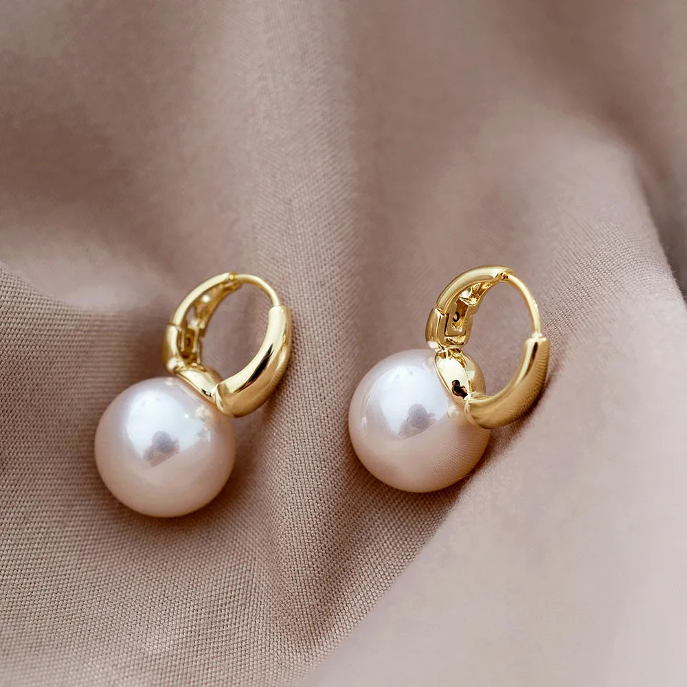 Japan Akoya HUGE AAA 11-12mm Natural White Round Pearl Earrings S925