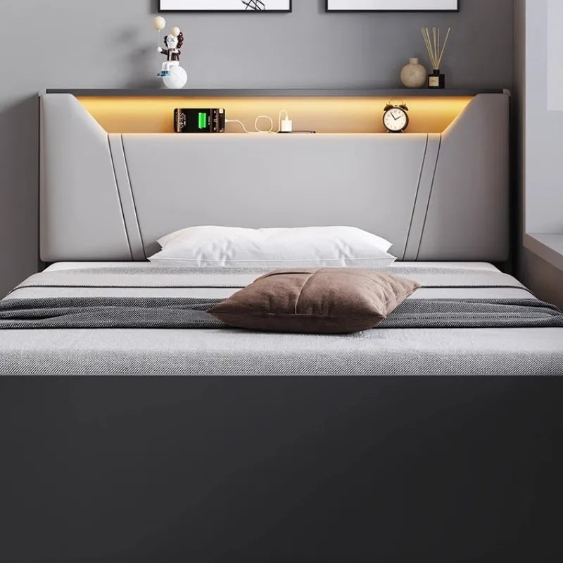 Aesthetic Minimalist Beds Luxury Bedroom Nordic Frame Bed Unique Fancy Camas De Matrimonio Dormitorio Furniture Accessories