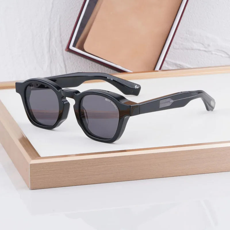 Zephirin 10th Anniversary Sunglasses Men And Women Thick Acetate Luxury Fashion Design UV400 Classical Vintage Glasses With Case