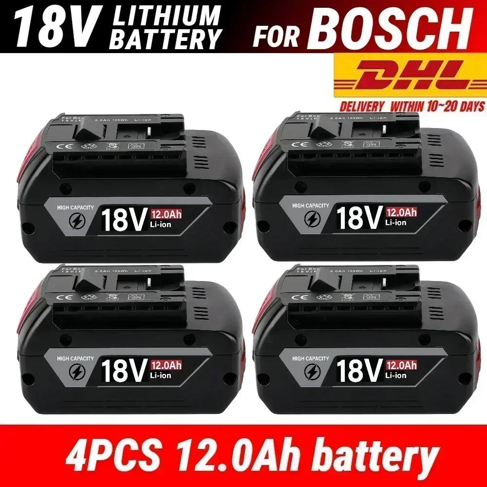 18.0V Power Tools Battery For Bosch Battery GWS 18 V-LI GSR 18-2-LI GSR18 VE-2-LI GSR 18 V-LI GSK 18 V-LI GSB 18v-li GSB 18-2-LI