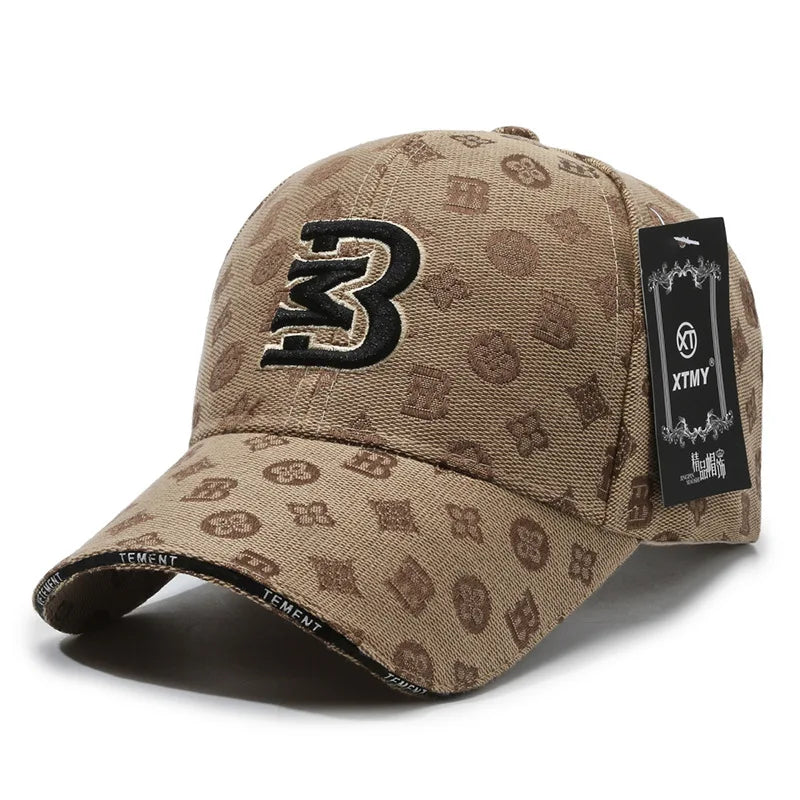 New Fashionable Versatile Baseball Hat MB Letter Embroidery Breathable Sunscreen Duckbill Cap Women Men Four Seasons Casual Hats