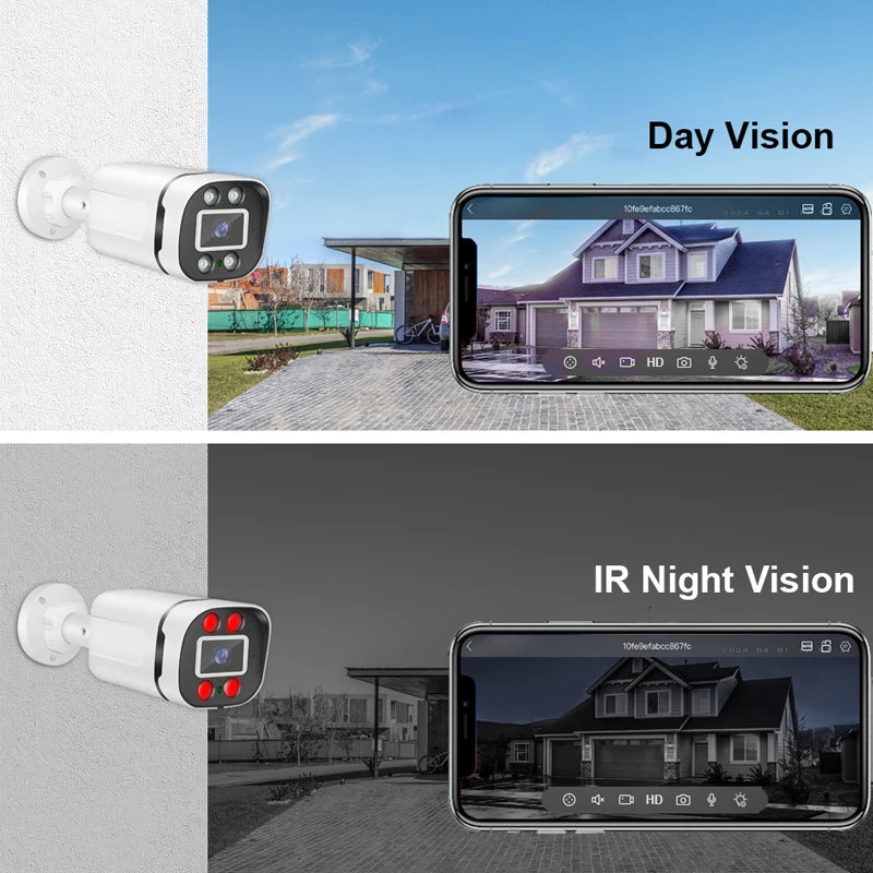 Smar 5MP Security Camera System Witth 18M Wired Cable Video Surveillance Kit Indoor Outdoor Waterproof CCTV Camera 5 in 1 DVR
