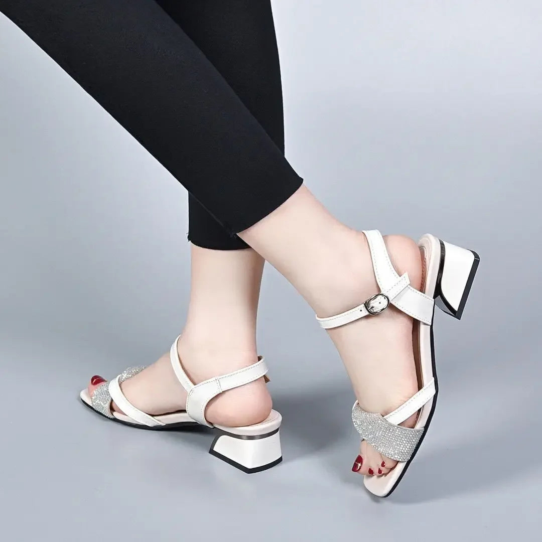 Women's Sandals With Low Heels Ladies Shoes Outdoor Wholesale Bulk Offer High Quality Comfort On Luxury Designer Casual