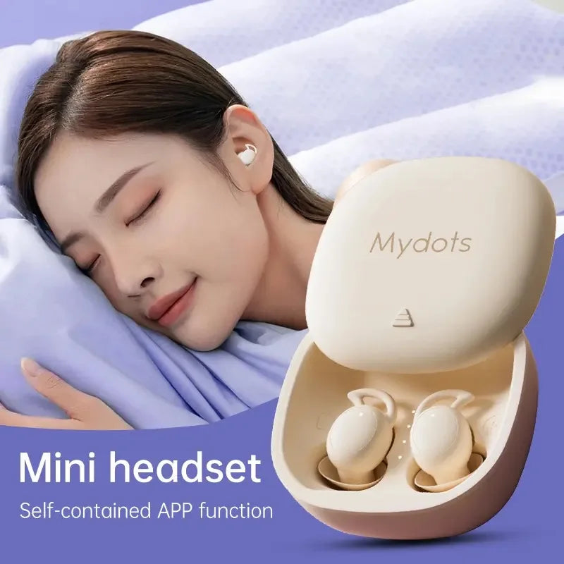HaaYot Wireless Sleepbuds Bluetooth Sleeping Earbud Earphones Mini Invisiable Comfortable Noise Blocking Headphones TWS Headset