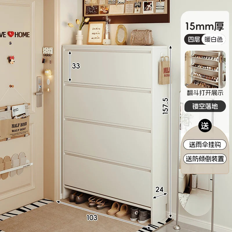 Storage Entrance Shoe Rack Organizer Living Room Hallway Hotel Shoe Rack Modern Wooden Organizador Zapatos Home Furniture