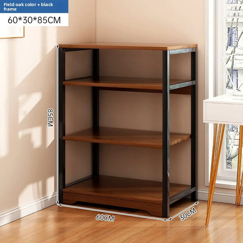 Bookshelf Floor-to-ceiling shelf Integrated wall-to-wall multi-layer storage rack Bedroom wall display cabinet Office shelf