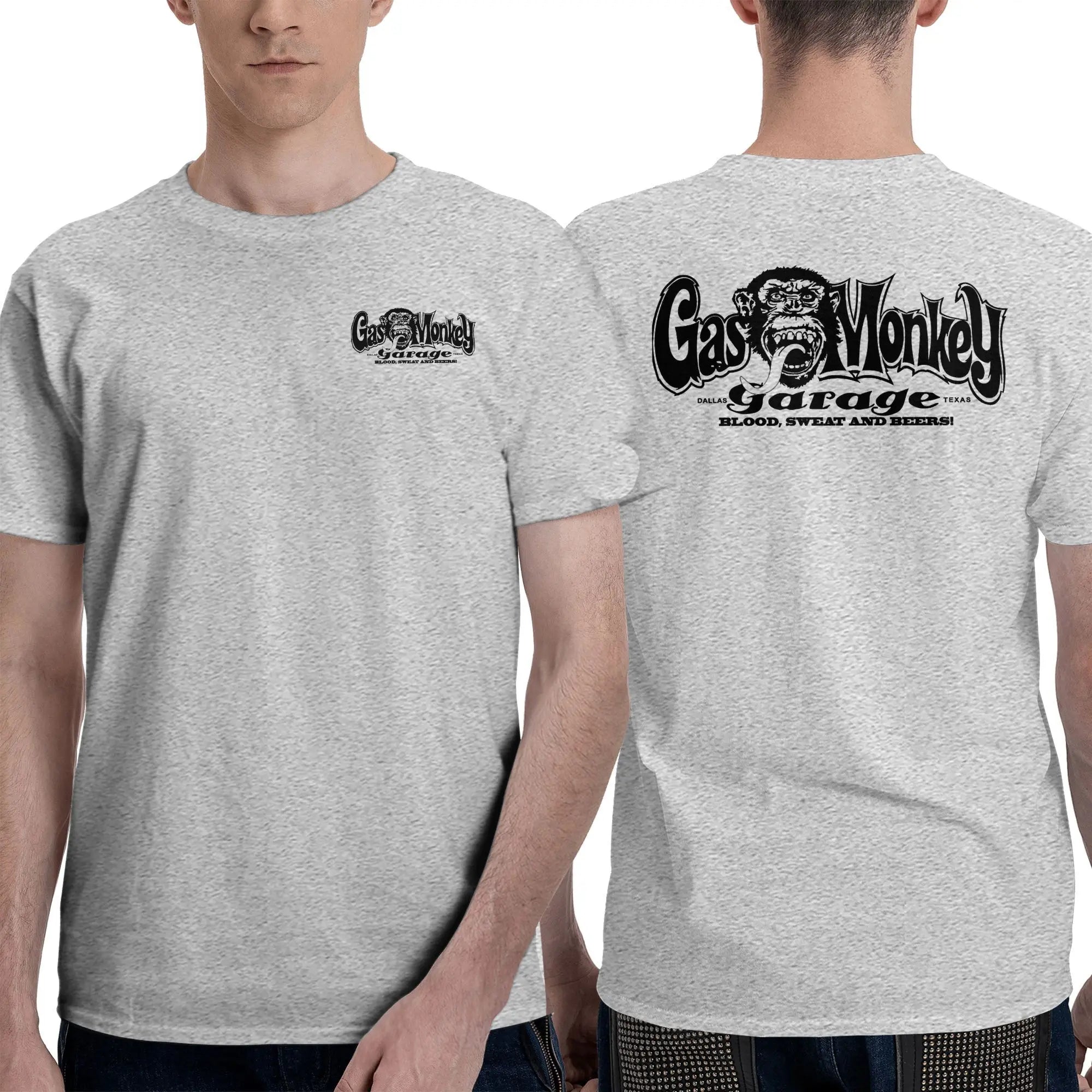 Men T-Shirt Gas Monkeys Garage Graphic T Shirts Popular  Summer Tees Streetwear Casual Cotton Tops Gift