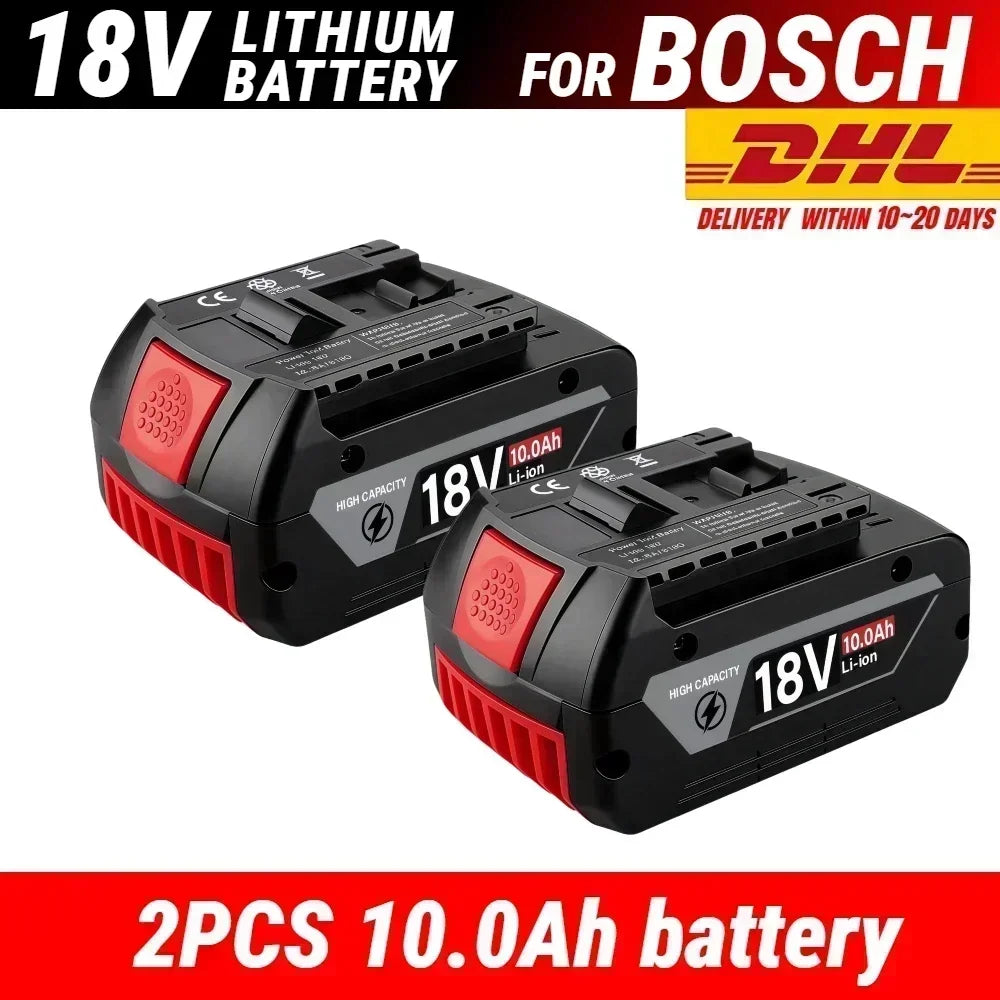 18.0V Power Tools Battery For Bosch Battery GWS 18 V-LI GSR 18-2-LI GSR18 VE-2-LI GSR 18 V-LI GSK 18 V-LI GSB 18v-li GSB 18-2-LI
