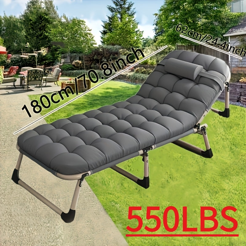 Heavy-Duty Folding Bed Measuring 8 to 10 Feet, with a Height of 70.4 to 74 Inches And Weight Capacities of 450, 500, 550, Or 600 Pounds. This Portable Guest Bed Comes with a Flip-Up Mattress Included